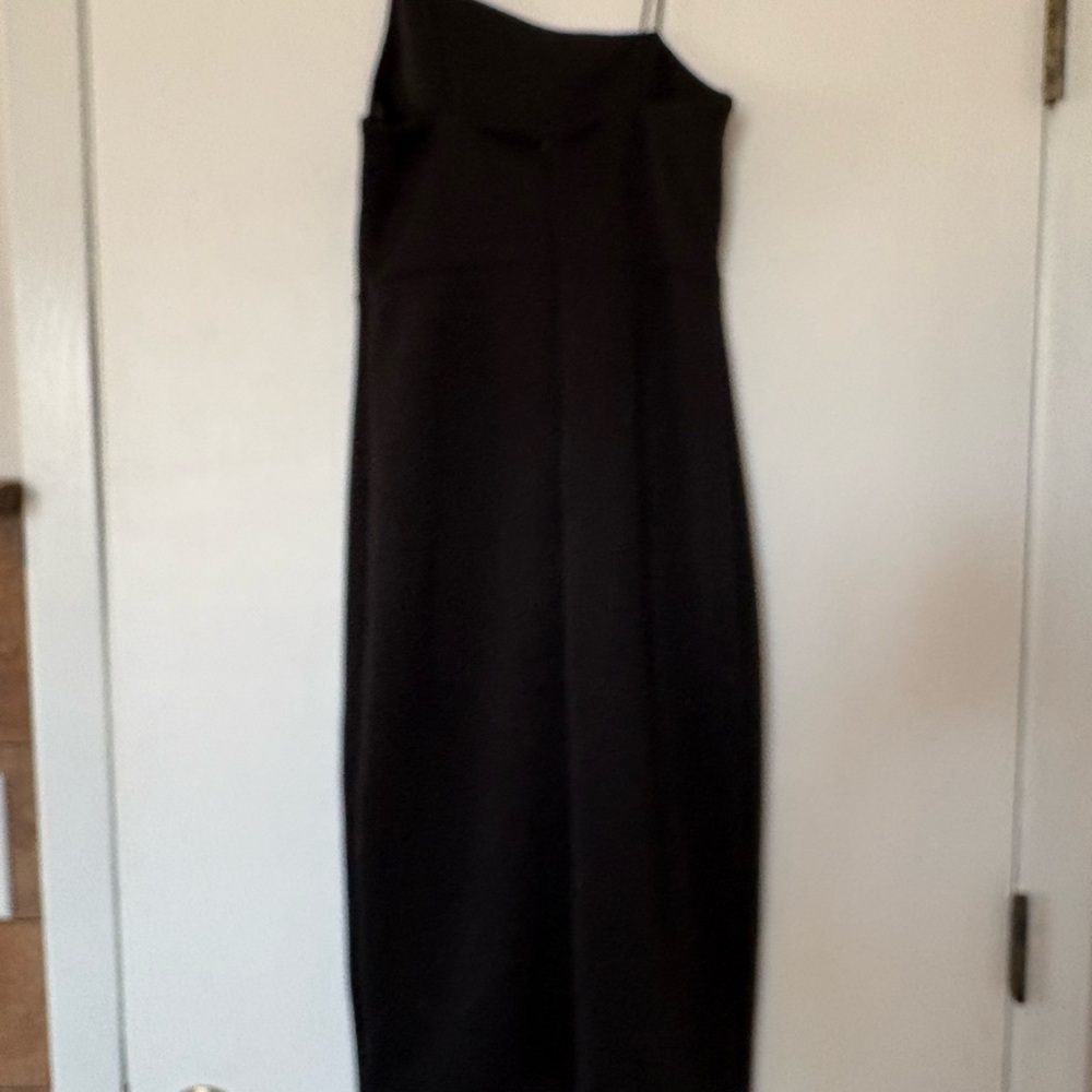 Chic Black Strapless Dress